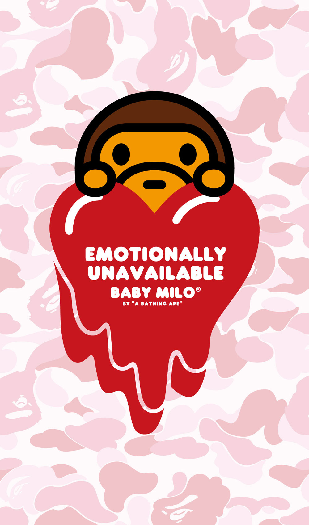 A BATHING APE × EMOTIONALLY UNAVAILABLE