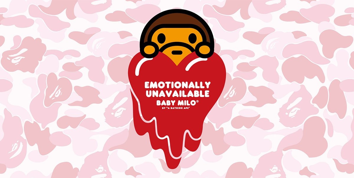 A BATHING APE × EMOTIONALLY UNAVAILABLE