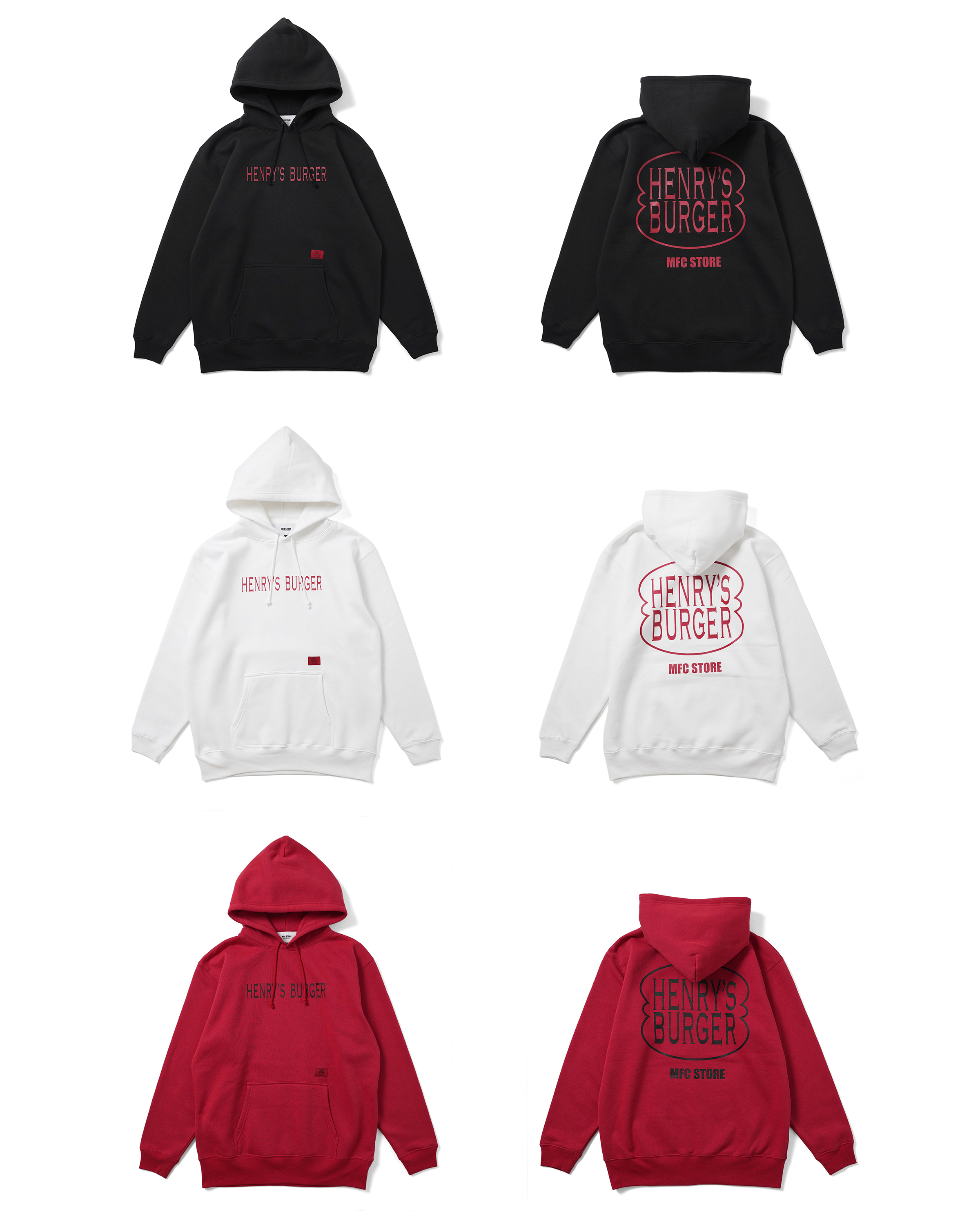 HYS BURGER 肉厚パーカー HENRY'S BURGER x MFC STORE