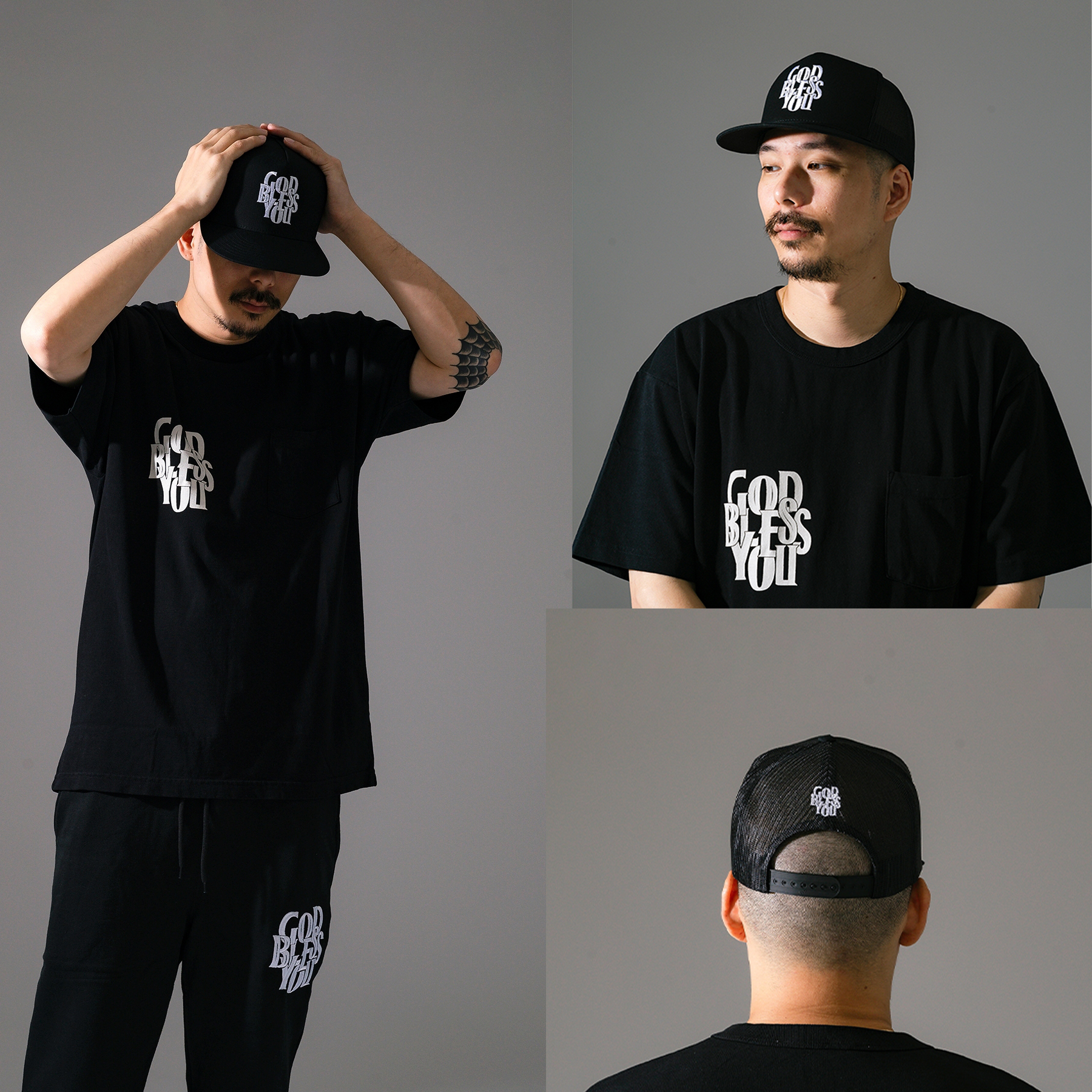 GOD BLESS YOU MESH CAP