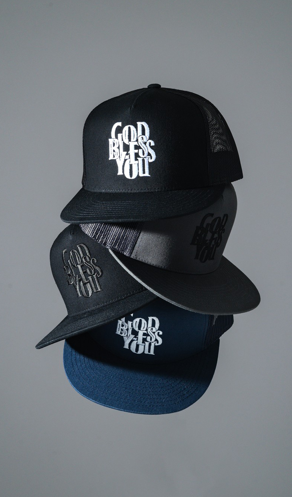 GOD BLESS YOU MESH CAP