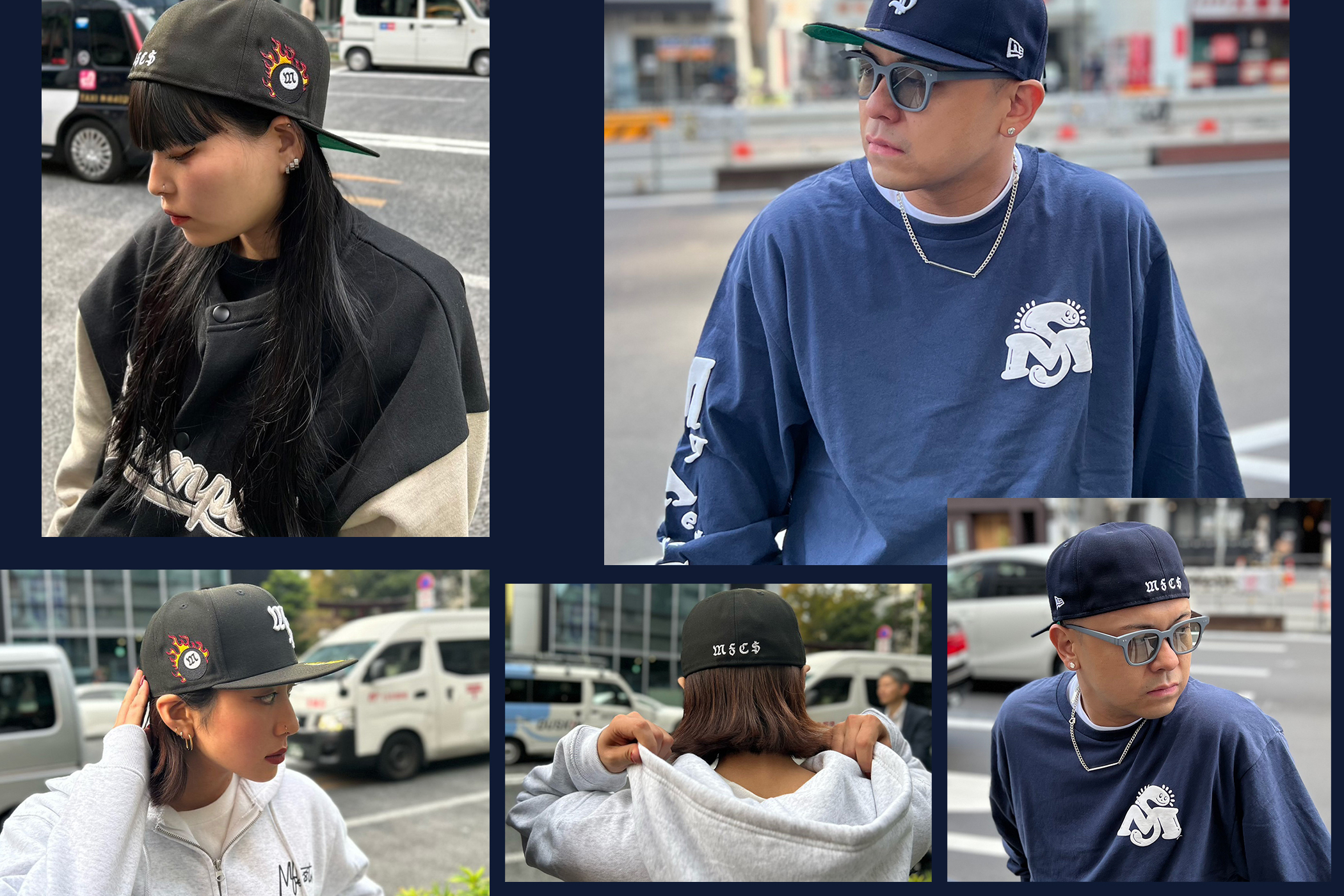 NEW ERA × MFC STORE FLAME BALL CAP