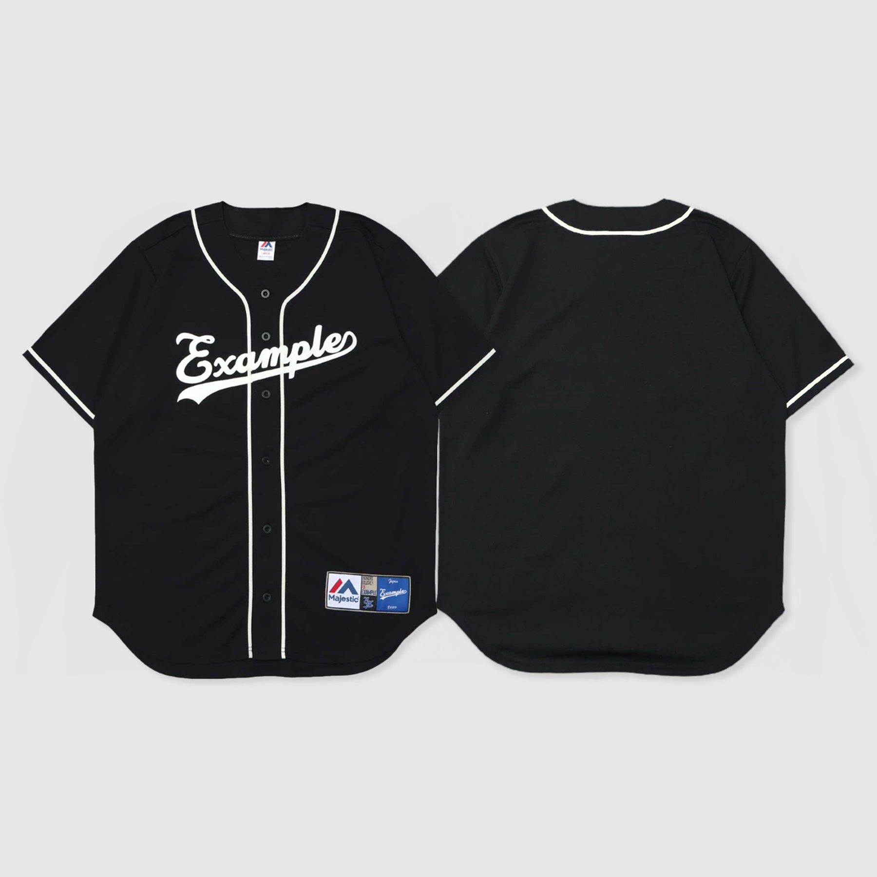 MAJESTIC × EXAMPLE BB SHIRTS