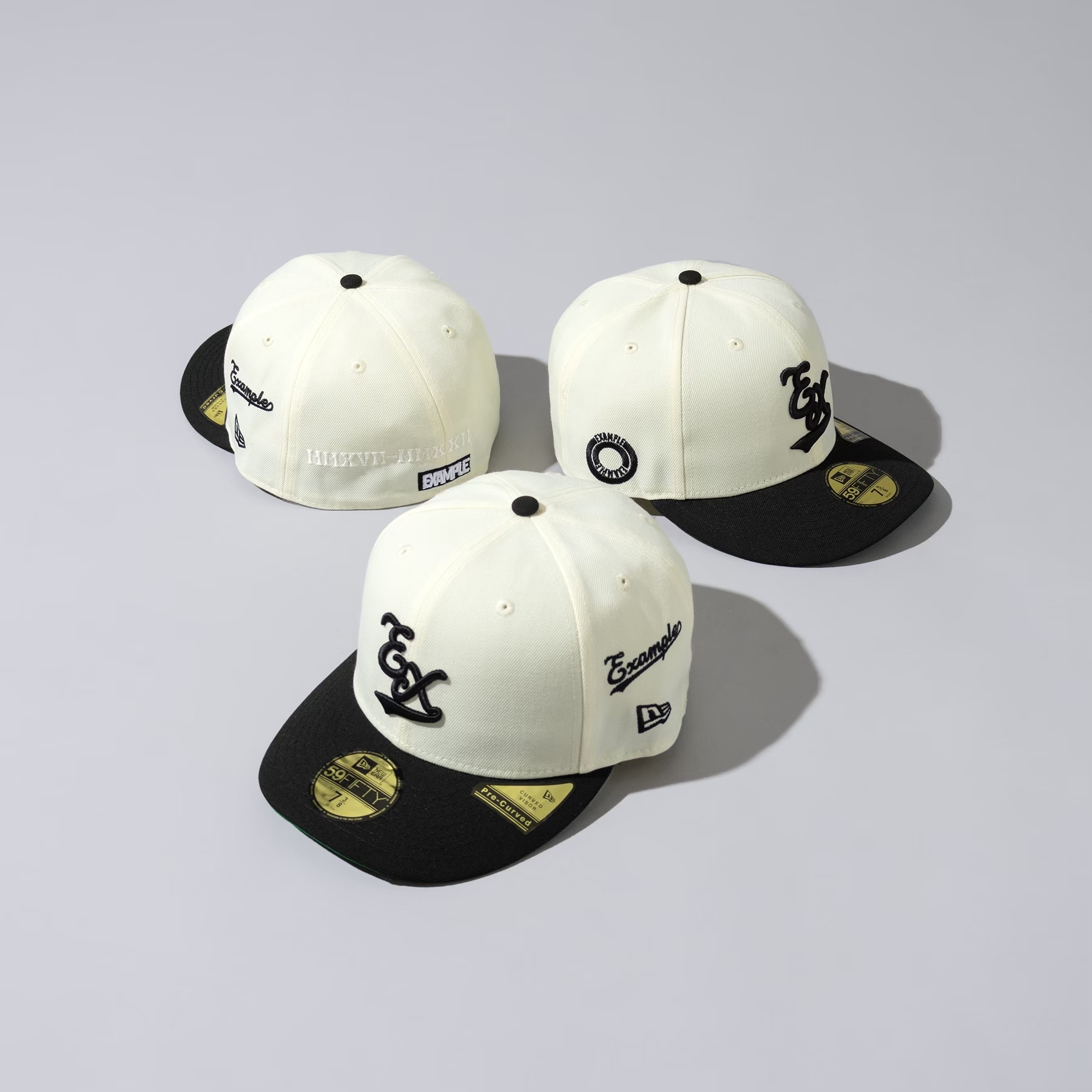 NEW ERA x EXAMPLE PC 59FIFTY COLLEGE EX LOGO 2TONE CAP