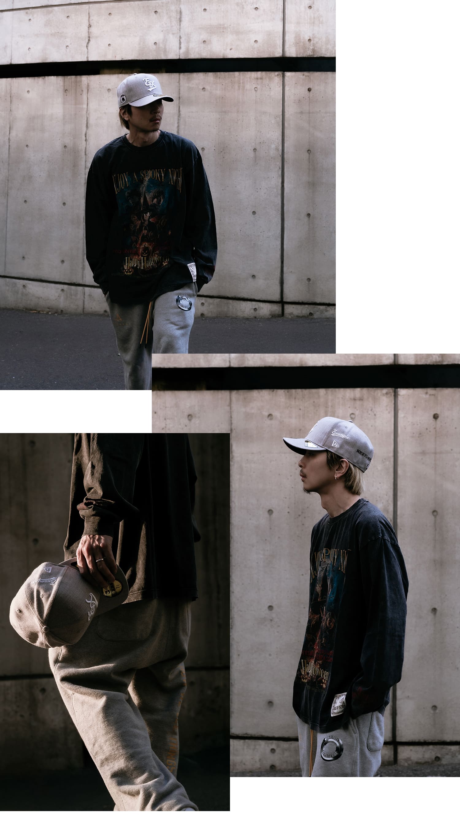 NEW ERA x EXAMPLE PC 59FIFTY COLLEGE EX LOGO CAP GRAY NEW ERA x EXAMPLE PC 59FIFTY COLLEGE EX LOGO CAP GRAY