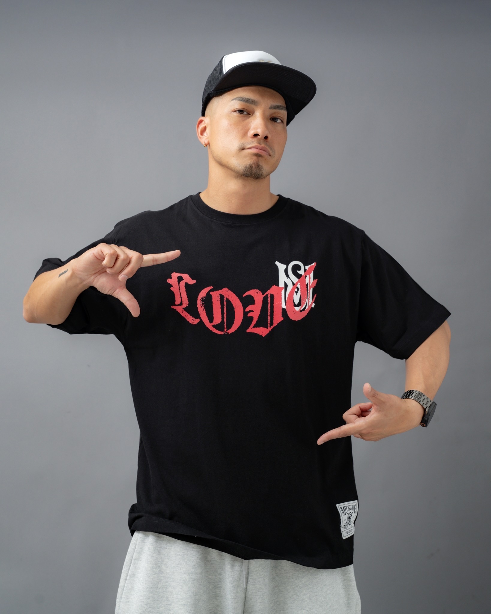 SWAY ロゴ プリント Tシャツ ブラック Sサイズ SWAY FACTORY by MFC STORE
