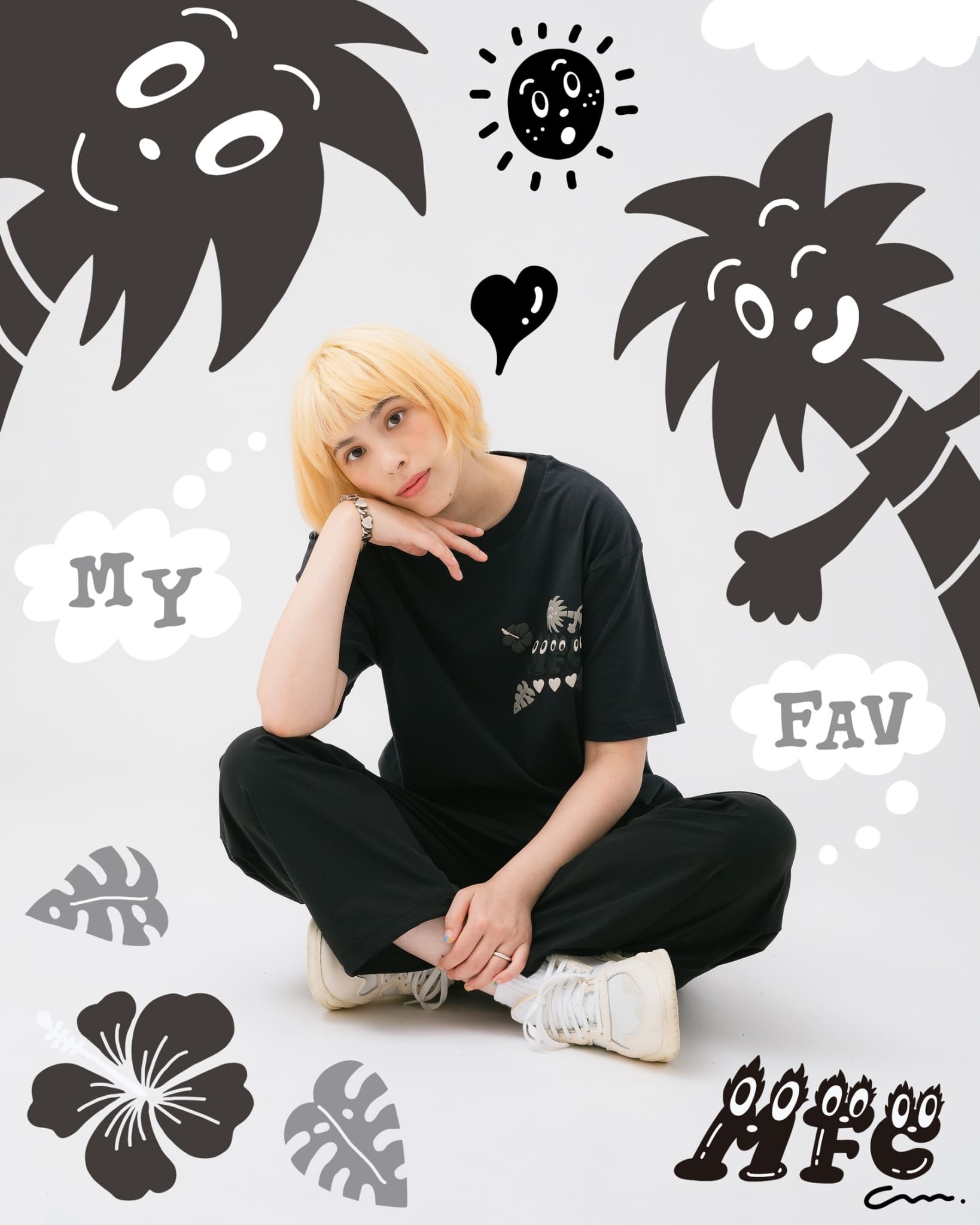 choco‼︎ muveil ファー付き MA-1 &JAM Tシャツ Marmot x CITY COUNTRY CITY] MMWCCC Feel up T-shirt_CCCMMW(フィール