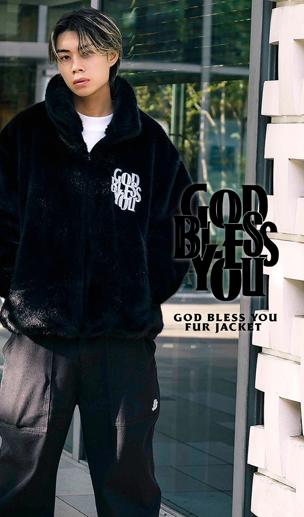 ジャケット・アウター 21AW GOD BLESS YOU MOUNTAIN PUFF JACKET GOD BLESS YOU FUR JACKET
