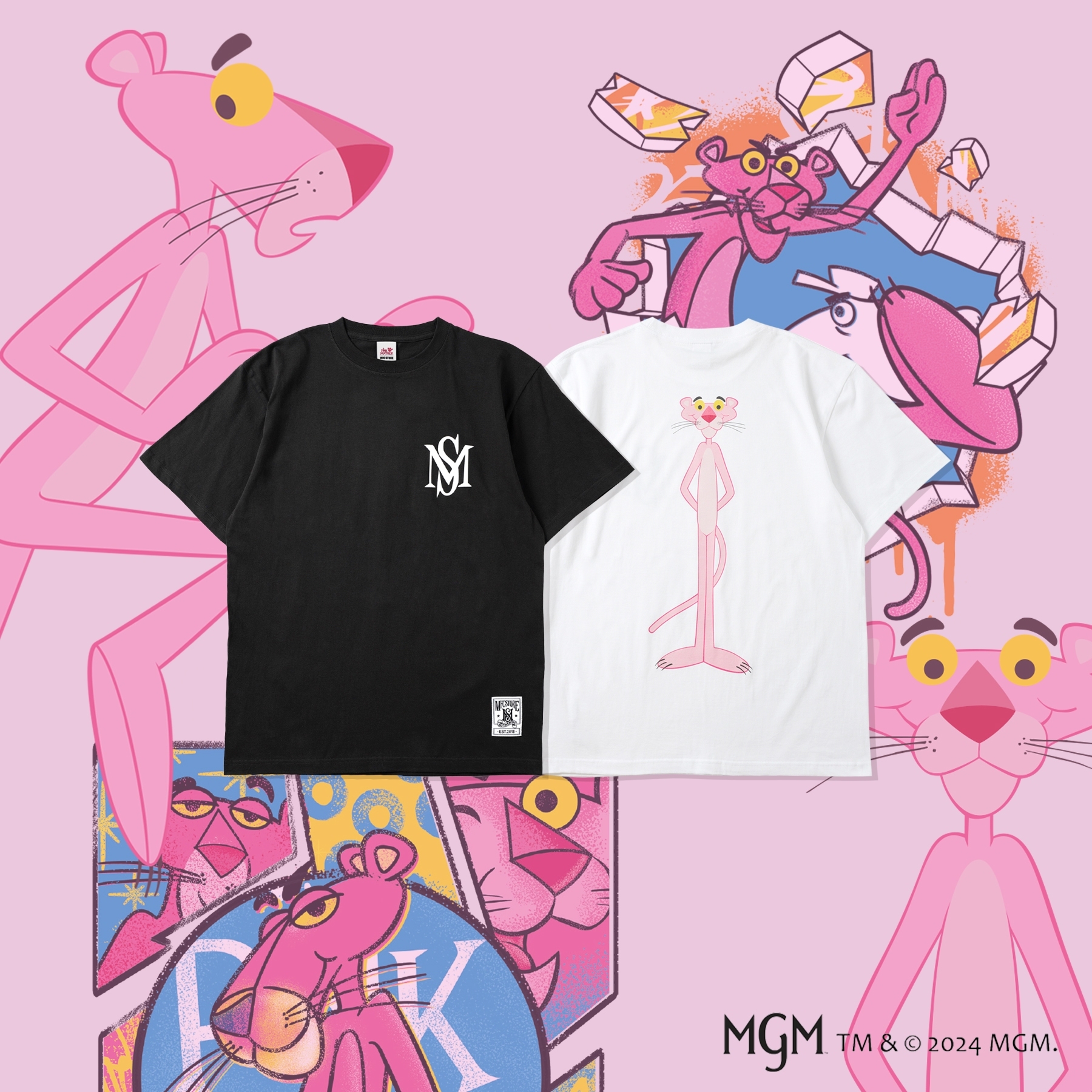 ご購入者様決定［美品］Cherry Pop マーブル柄 パギンス 桜色 ピンクパンツ プッチ柄 和柄 金彩桜花びら大小文様 全5色 約110cm幅 10cm単位 切り売り