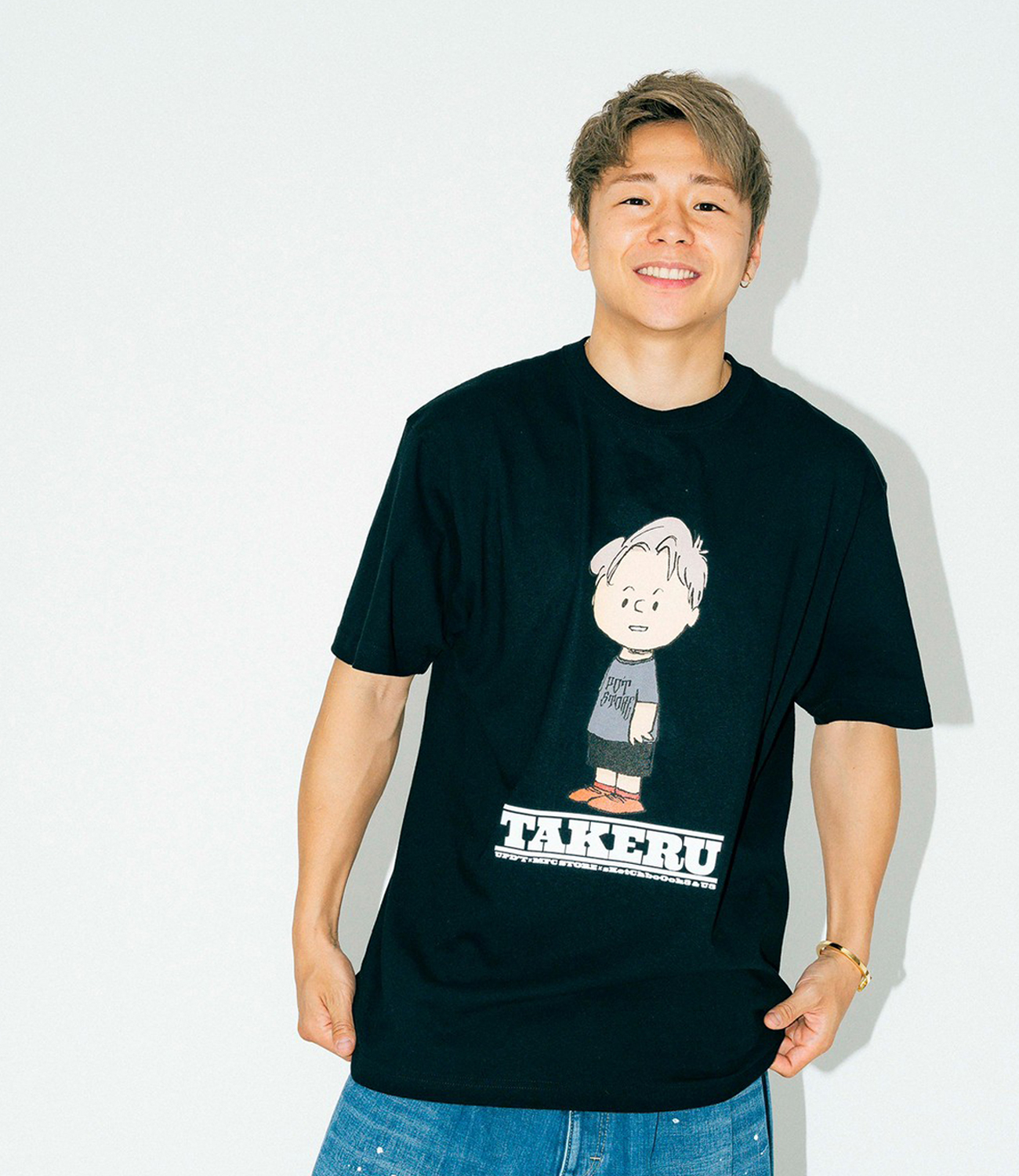 9.19K-1代々木大会で 武尊 Tシャツ BLACK FLAME×武尊コラボ