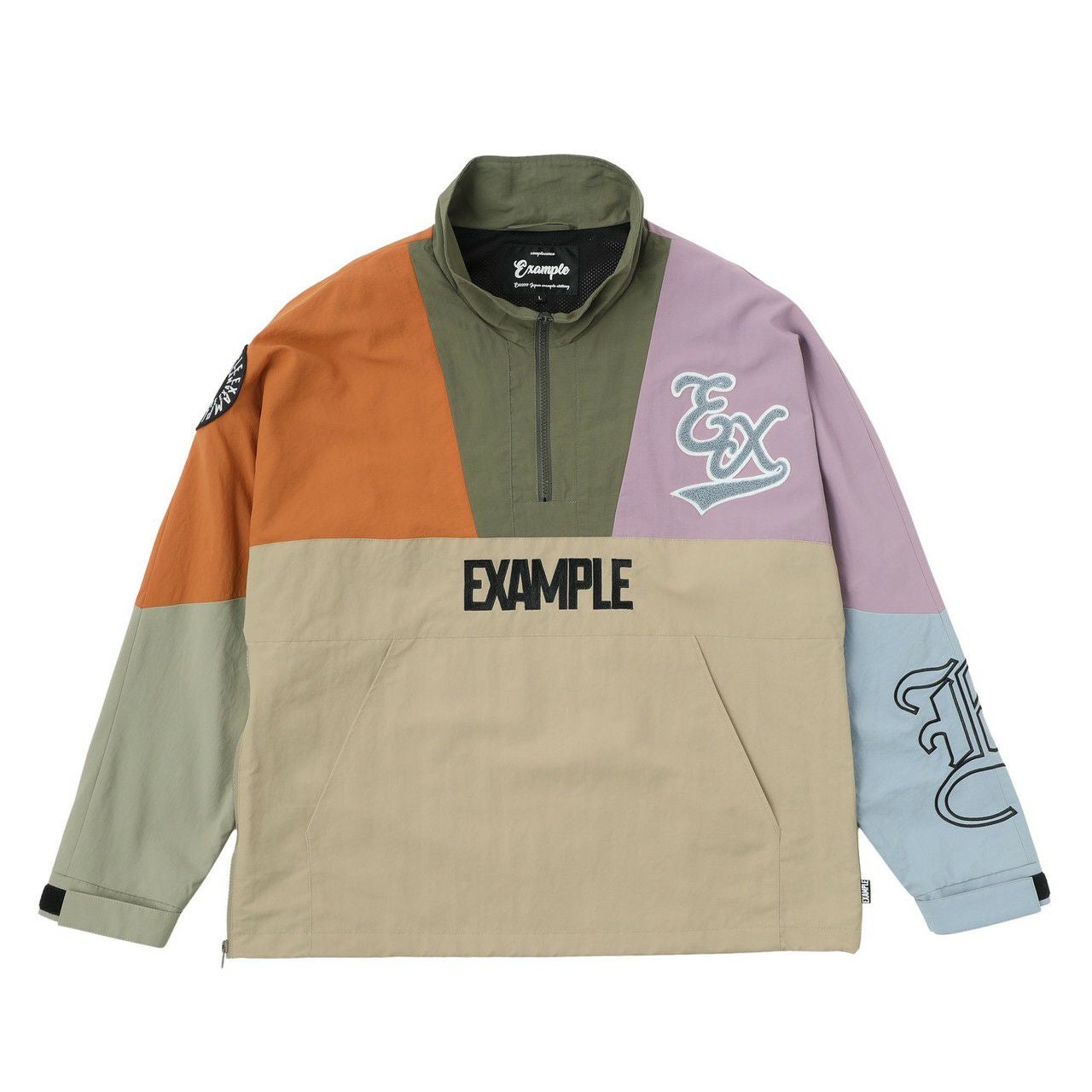 EXAMPLE NYLON MULTICOLORED HALFZIP ANORAK | MFC STORE OFFICIAL