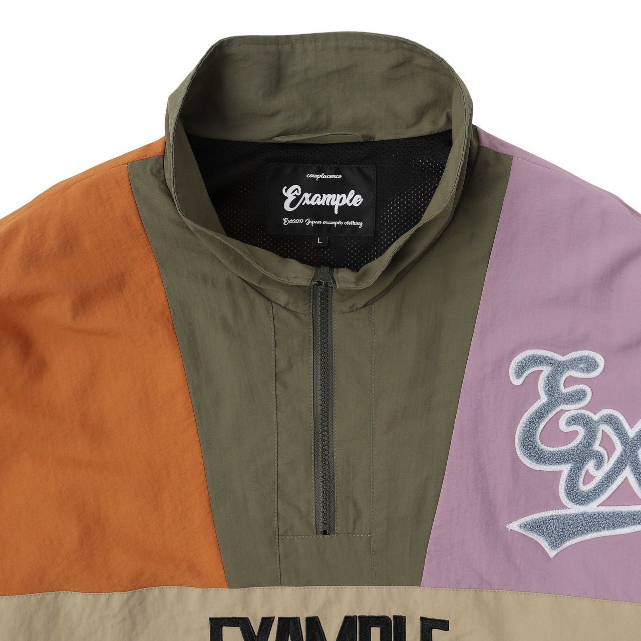 EXAMPLE NYLON MULTICOLORED HALFZIP ANORAK | MFC STORE OFFICIAL