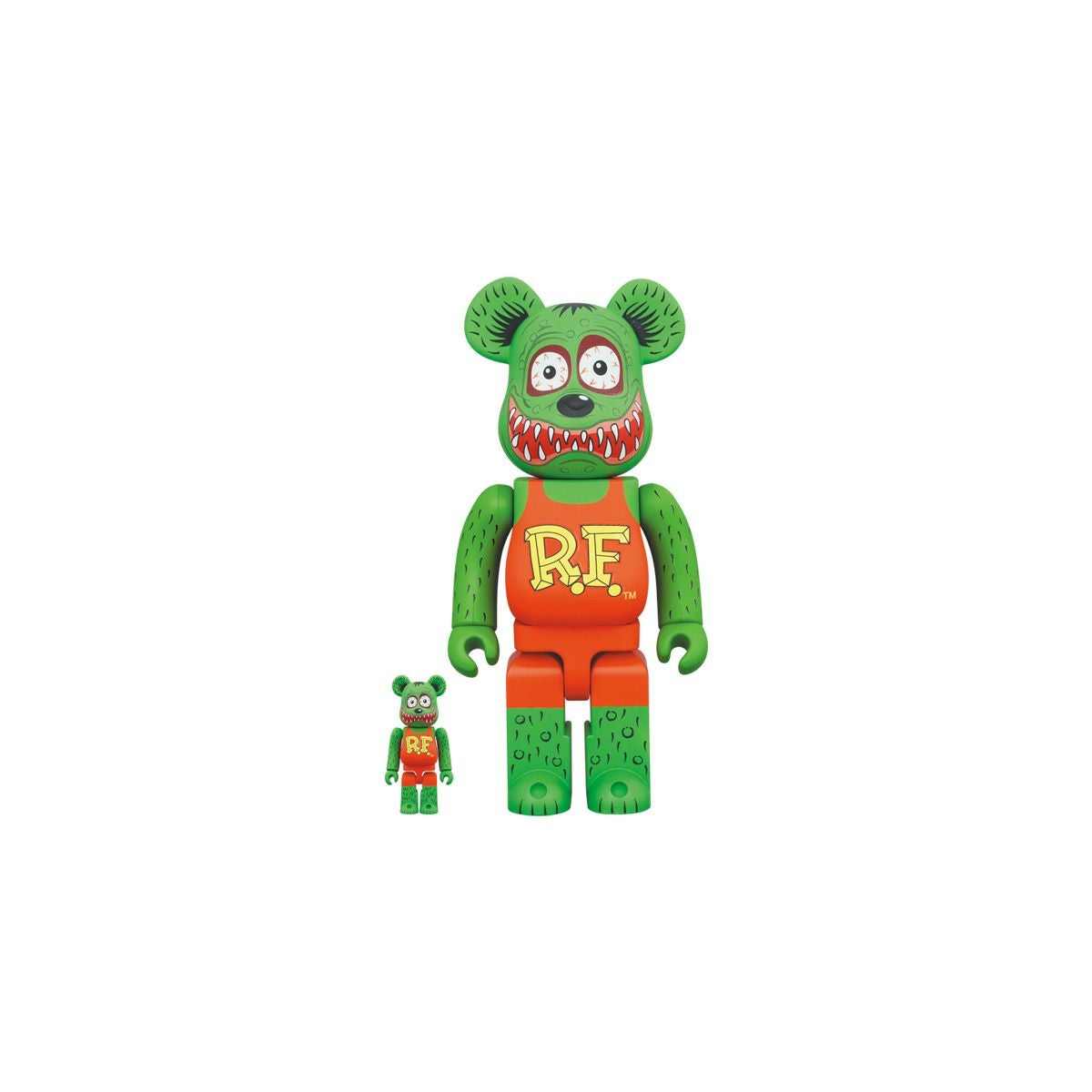 最終値下げ未開封Bearbrick Rat Fink 100% & 400% MEDICOM TOY: BE@RBRICK - Rat Fink Green 100% & 400% – TOY TOKYO