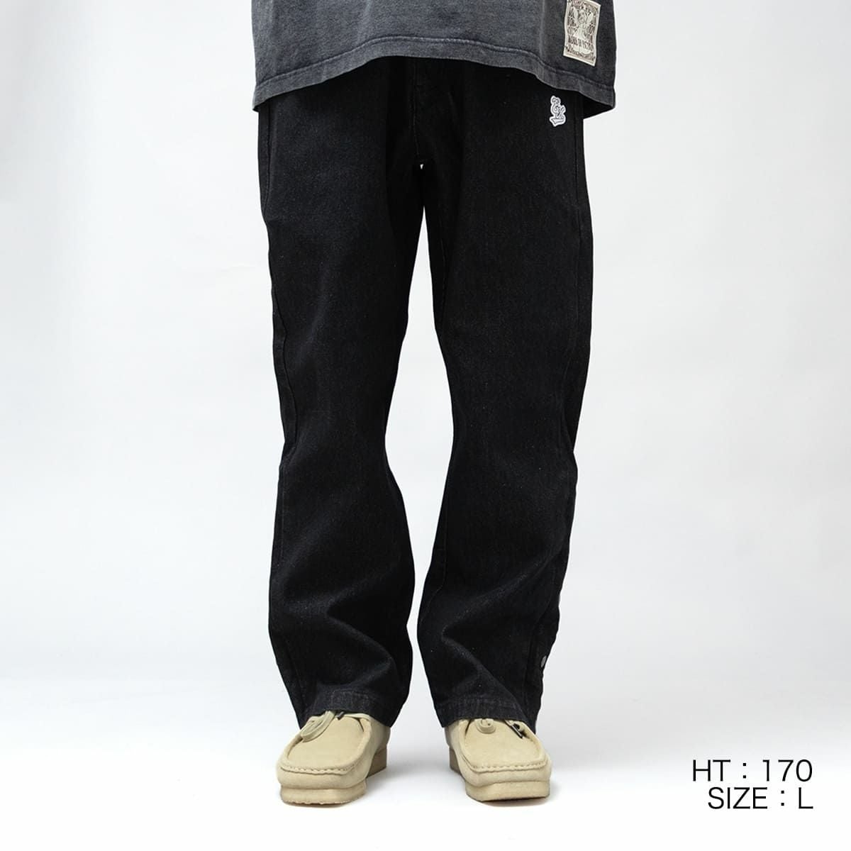 EXAMPLE DENIM SIDE BUTTONS PANTS | MFC STORE OFFICIAL ONLINESTORE
