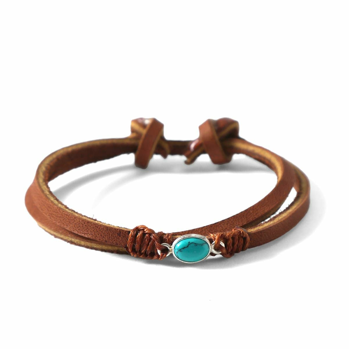 ちゃんすう×Amoe レザーブレスレット 1-knot（BROWN） | MFC STORE