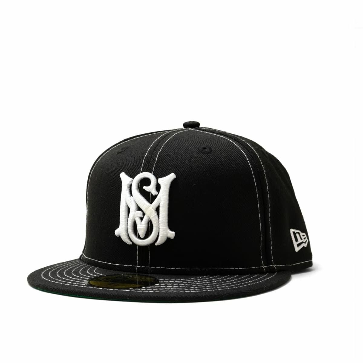 NEW ERA x MFC STORE ORIGINAL 59FIFTY MS LOGO WHITE STITCH CAP