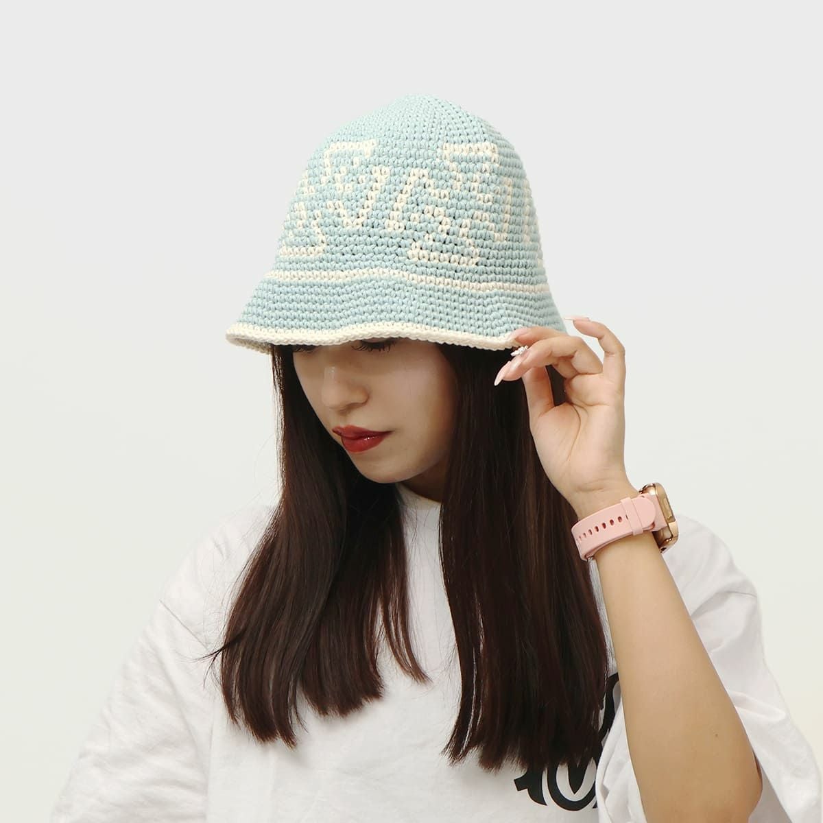made in KEY × MFC STORE IRON CROSS CROCHET HAT | MFC STORE
