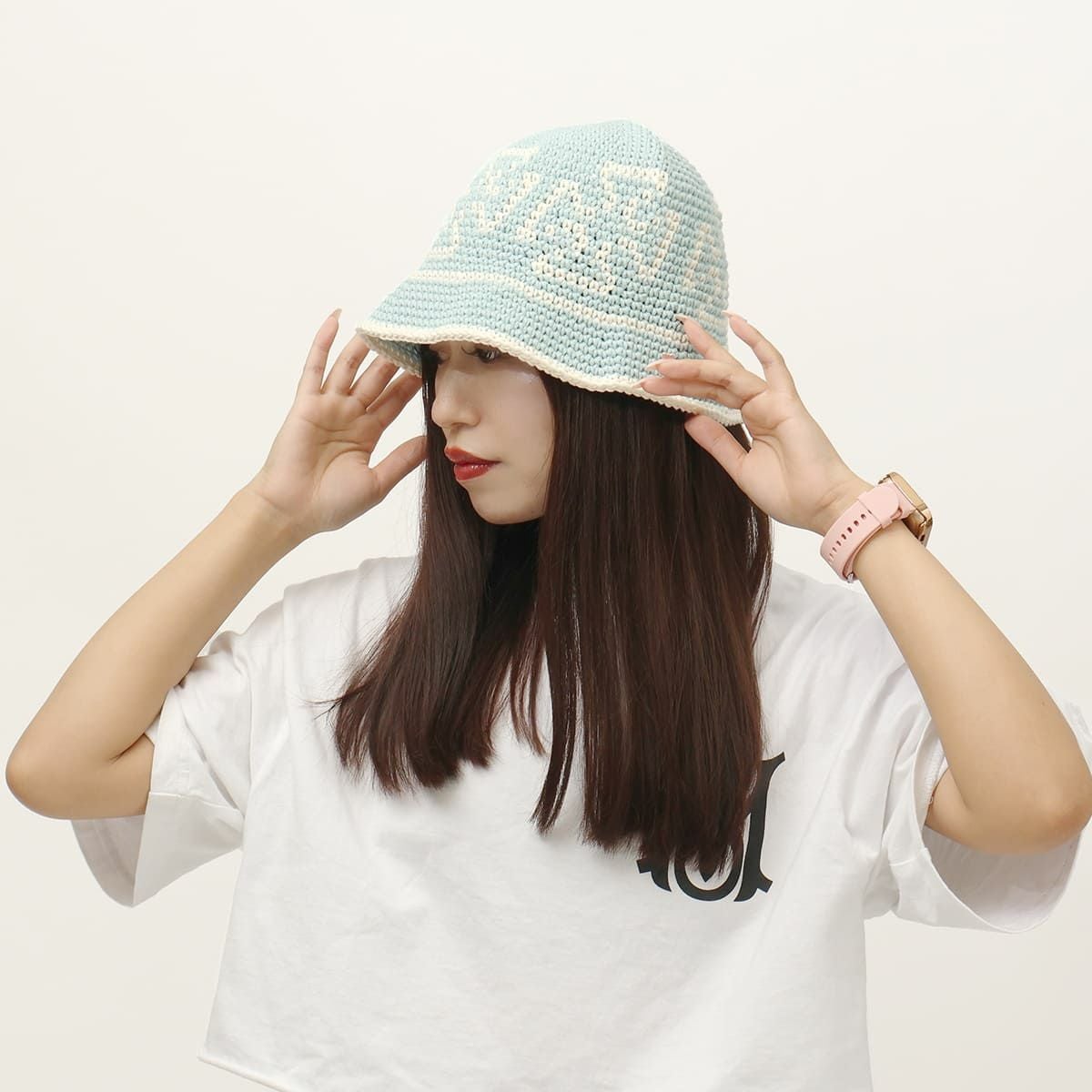 made in KEY × MFC STORE IRON CROSS CROCHET HAT | MFC STORE