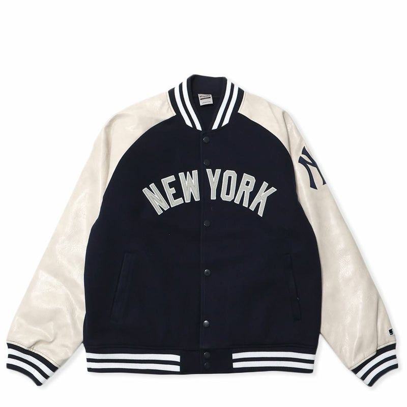Fanatics MLB NEW YORK YANKEES LOGO MELTON STADIUM JACKET 【25AW 