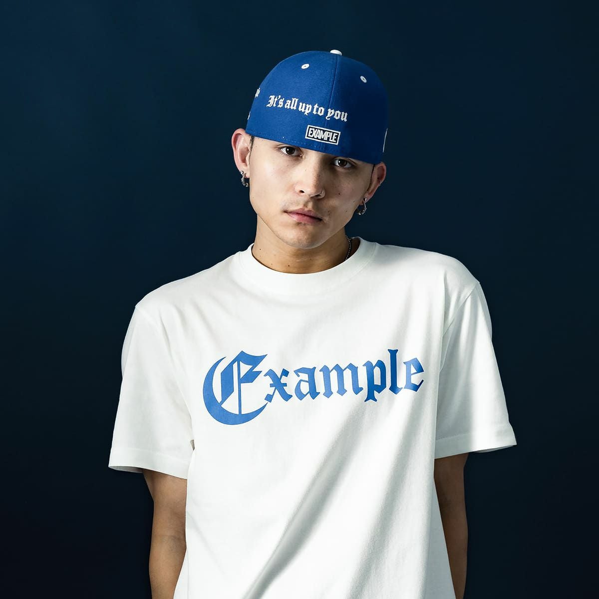 NEW ERA × EXAMPLE 59FIFTY OE LOGO CAP / BLUE | MFC STORE OFFICIAL