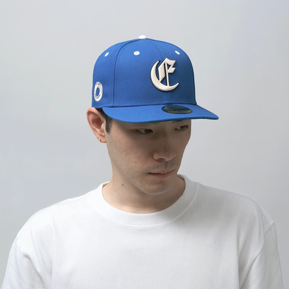 NEW ERA × EXAMPLE 59FIFTY OE LOGO CAP / BLUE | MFC STORE OFFICIAL