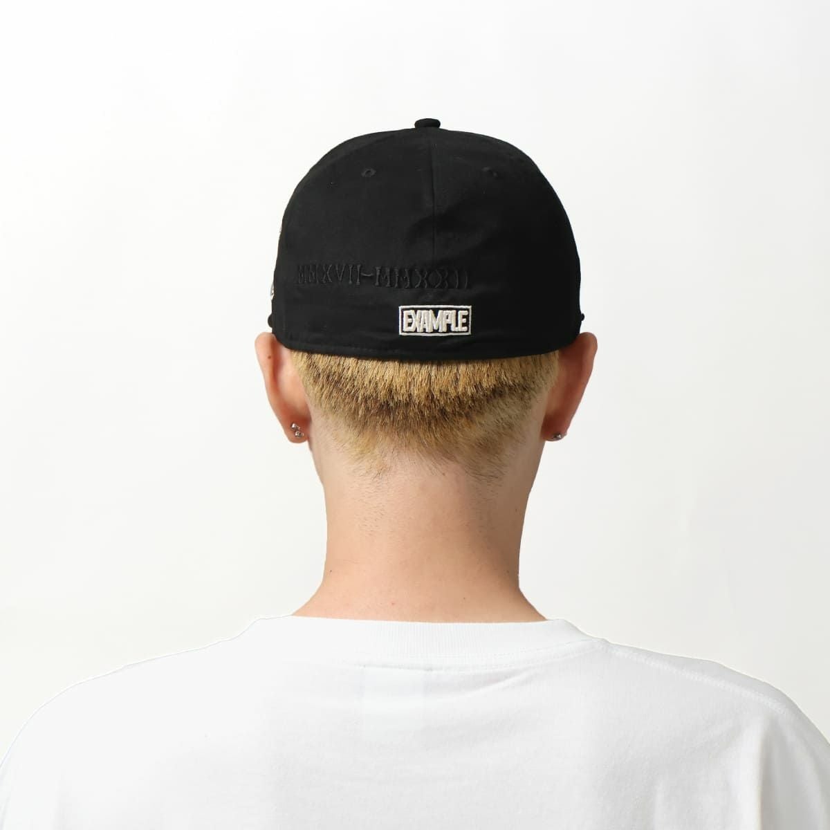 NEW ERA × EXAMPLE 59FIFTY COLLEGE EX LOGO SUEDE CAP / BLACK | MFC