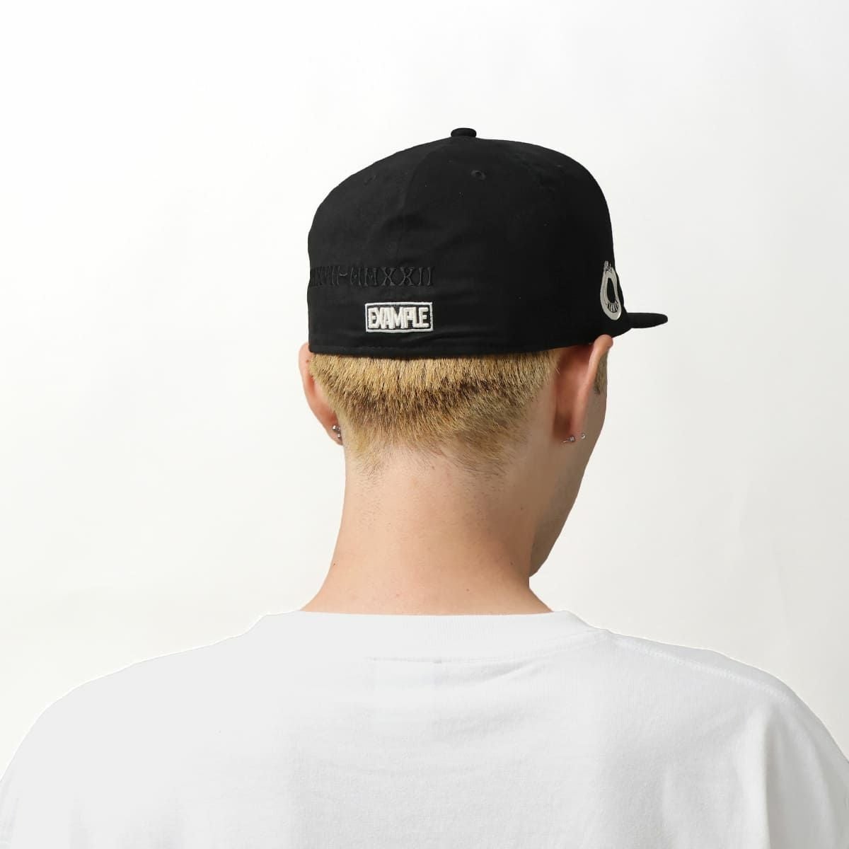 NEW ERA × EXAMPLE 59FIFTY COLLEGE EX LOGO SUEDE CAP / BLACK | MFC