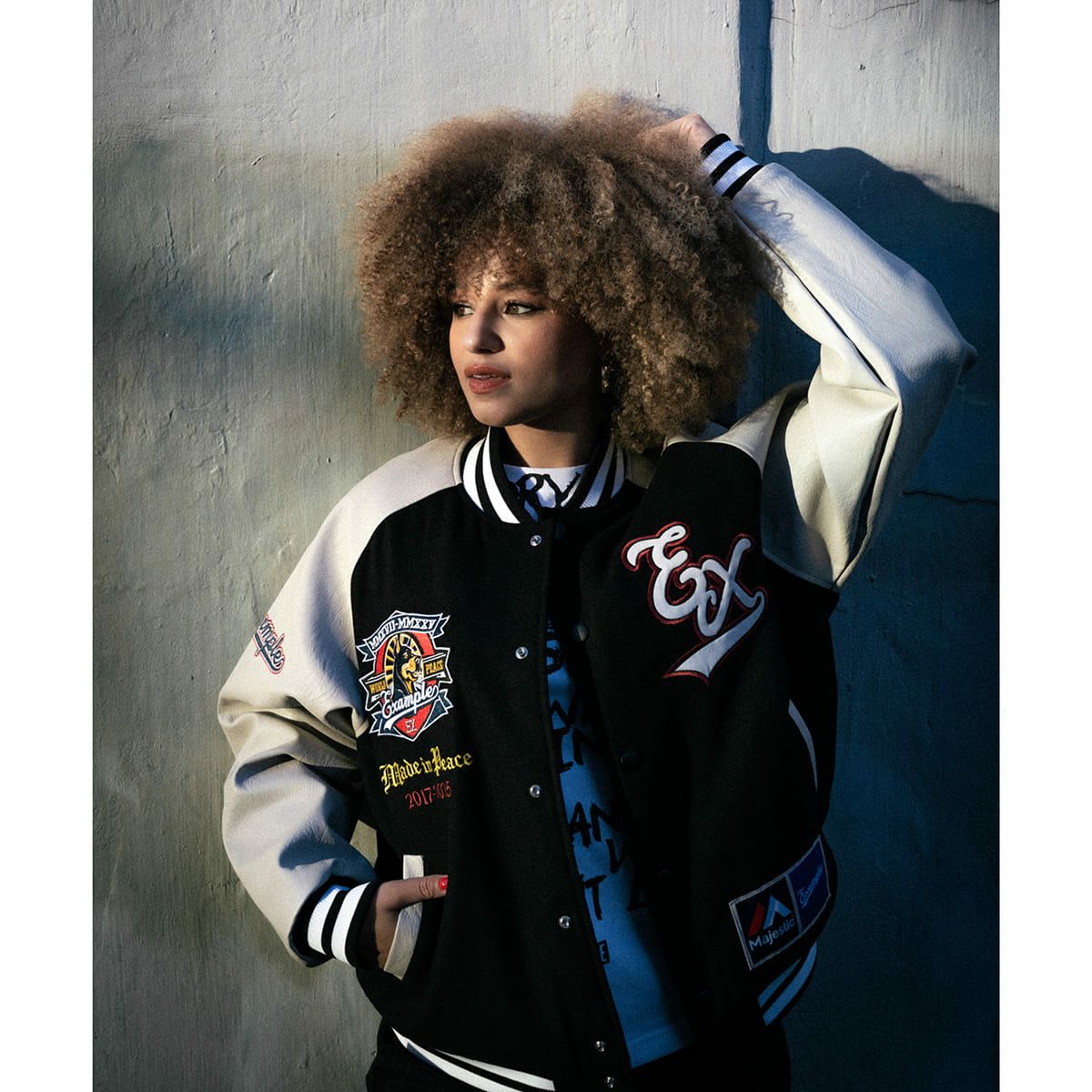 MAJESTIC x EXAMPLE VARSITY JACKET | MFC STORE OFFICIAL ONLINESTORE