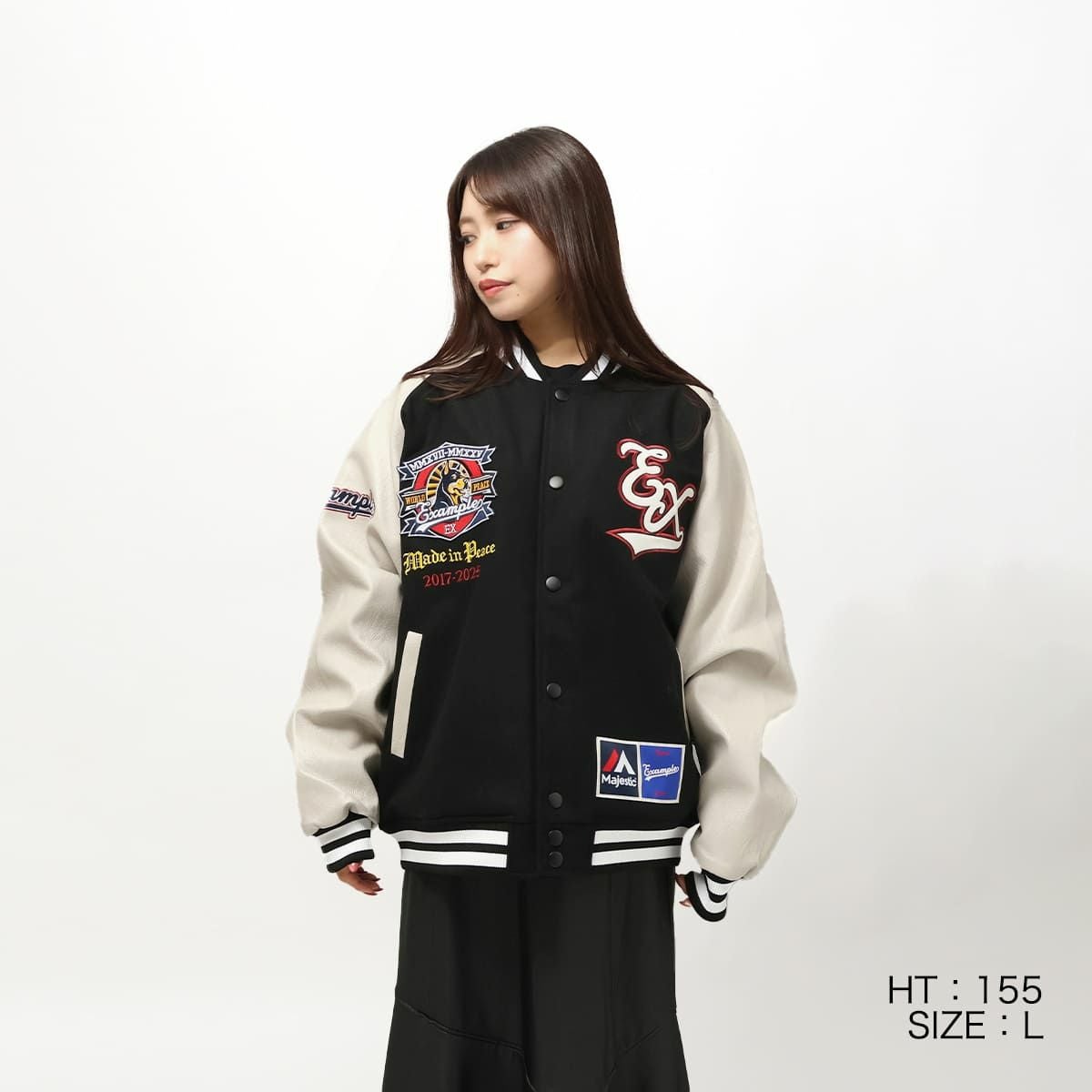 MAJESTIC x EXAMPLE VARSITY JACKET | MFC STORE OFFICIAL ONLINESTORE