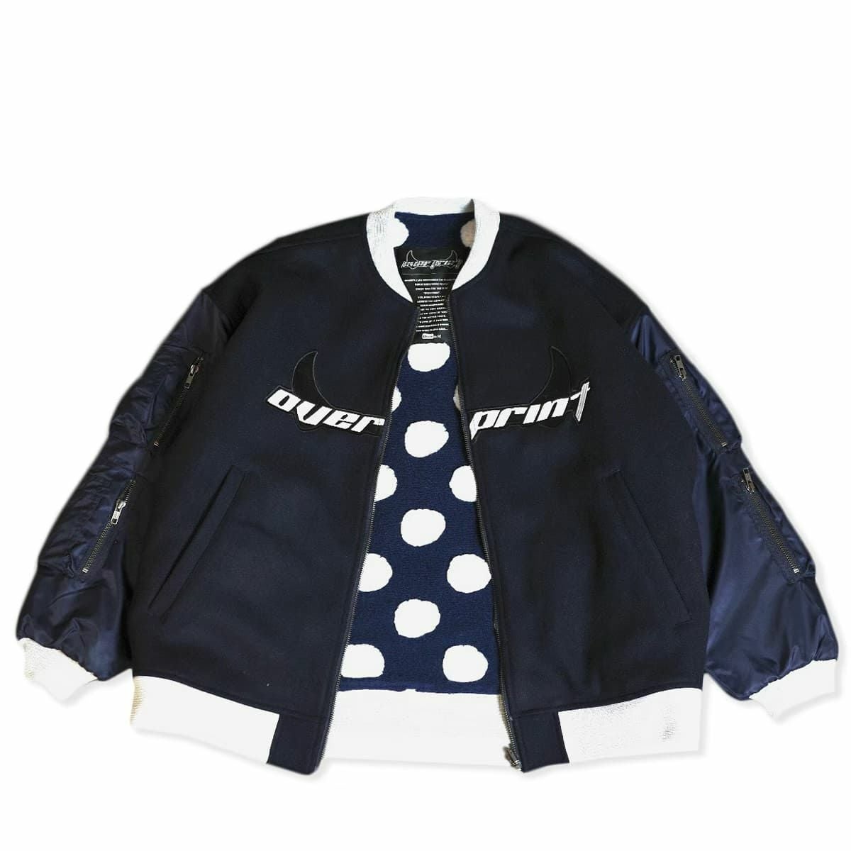 over print Melton MA-1 jacket 【25AW】 | MFC STORE OFFICIAL
