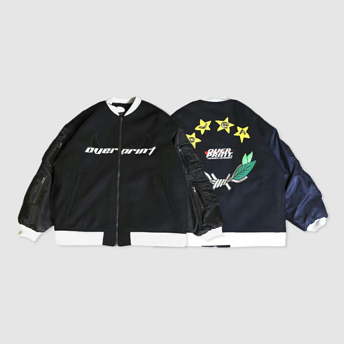 over print Melton MA-1 jacket 【25AW】 | MFC STORE OFFICIAL