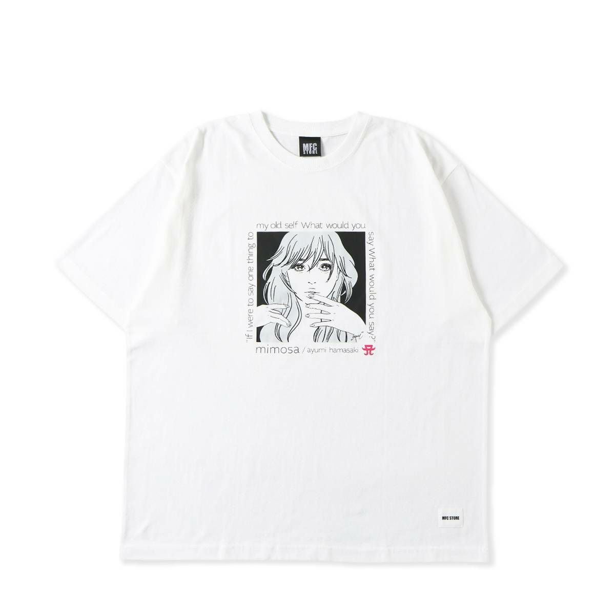 浜崎あゆみ × MFC STORE mimosa 白 ayumi hamasaki × MFC STORE mimosa