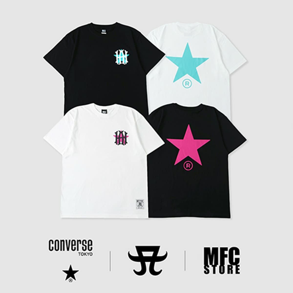 ayumi hamasaki × CONVERSE TOKYO × MFC ayumi hamasaki × CONVERSE TOKYO × MFC STORE AH LOGO TEE | MFC