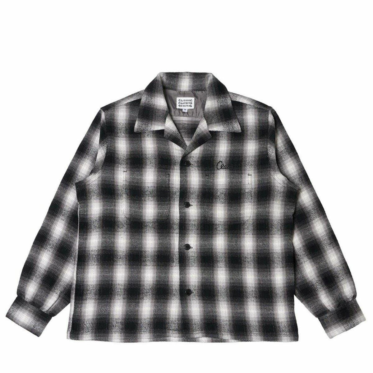 Shirt Check Flannel Stencil OFF-WHITE 2XL Black x White shirt check Flannel OG トップス Black US - Men's トップス