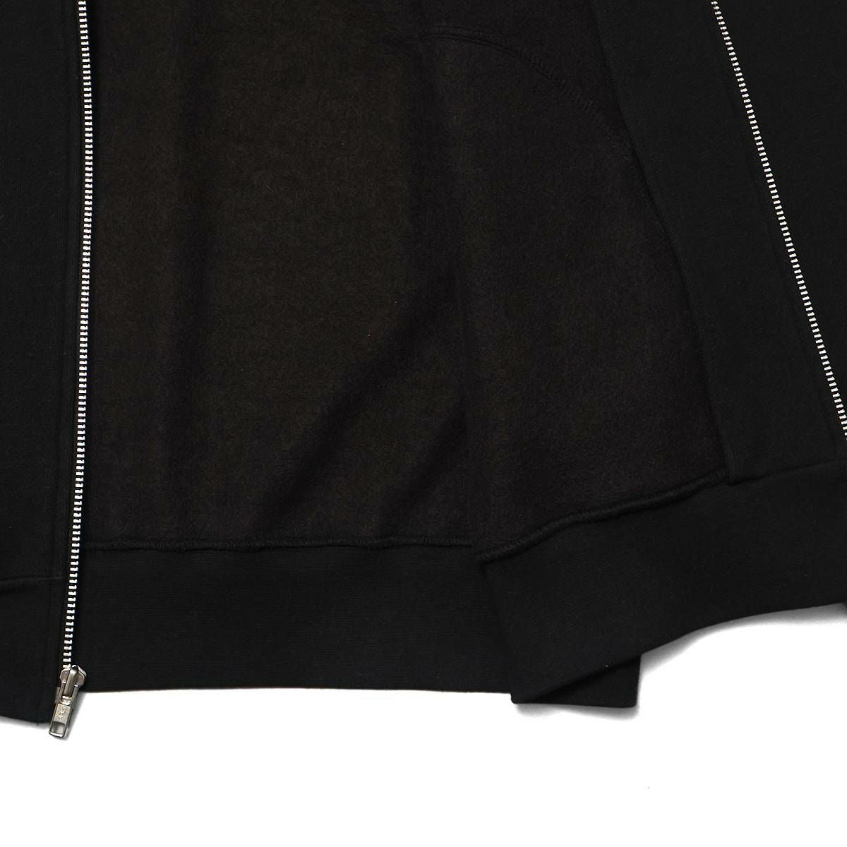 Stussy Navy Tag Shawn-Font Logo ZIP-HOODIE Black / STS1746 | MFC