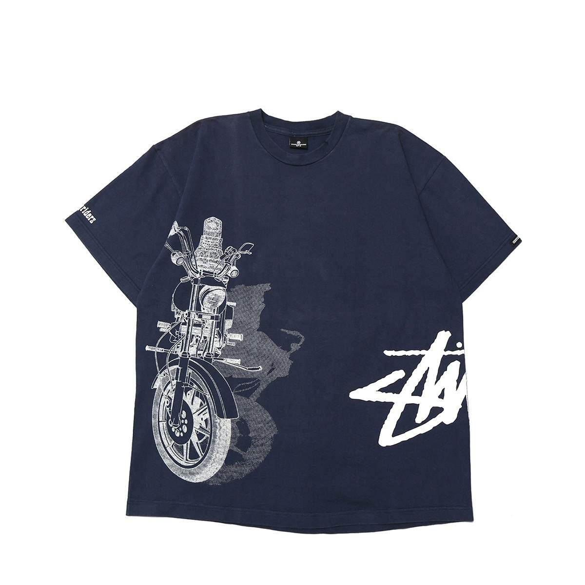 Stussy CUSTOMADE Made in USA Stussy Riders TEE Navy / STS1260
