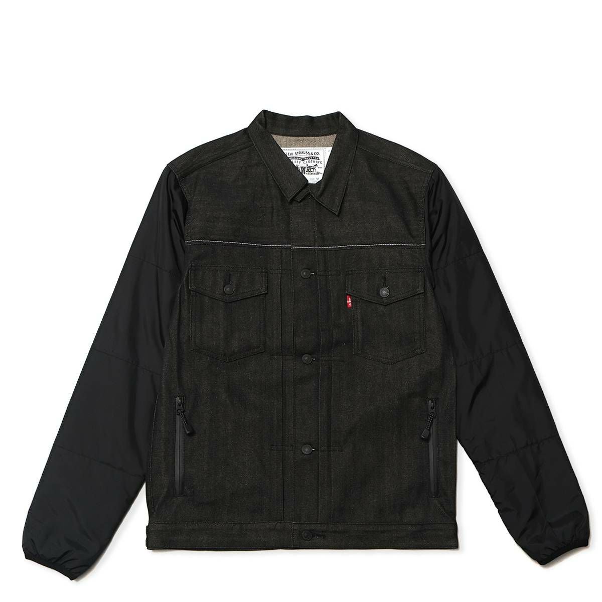Stussy Levi's Collaboration Increase The Peace DENIM-JACKET Black