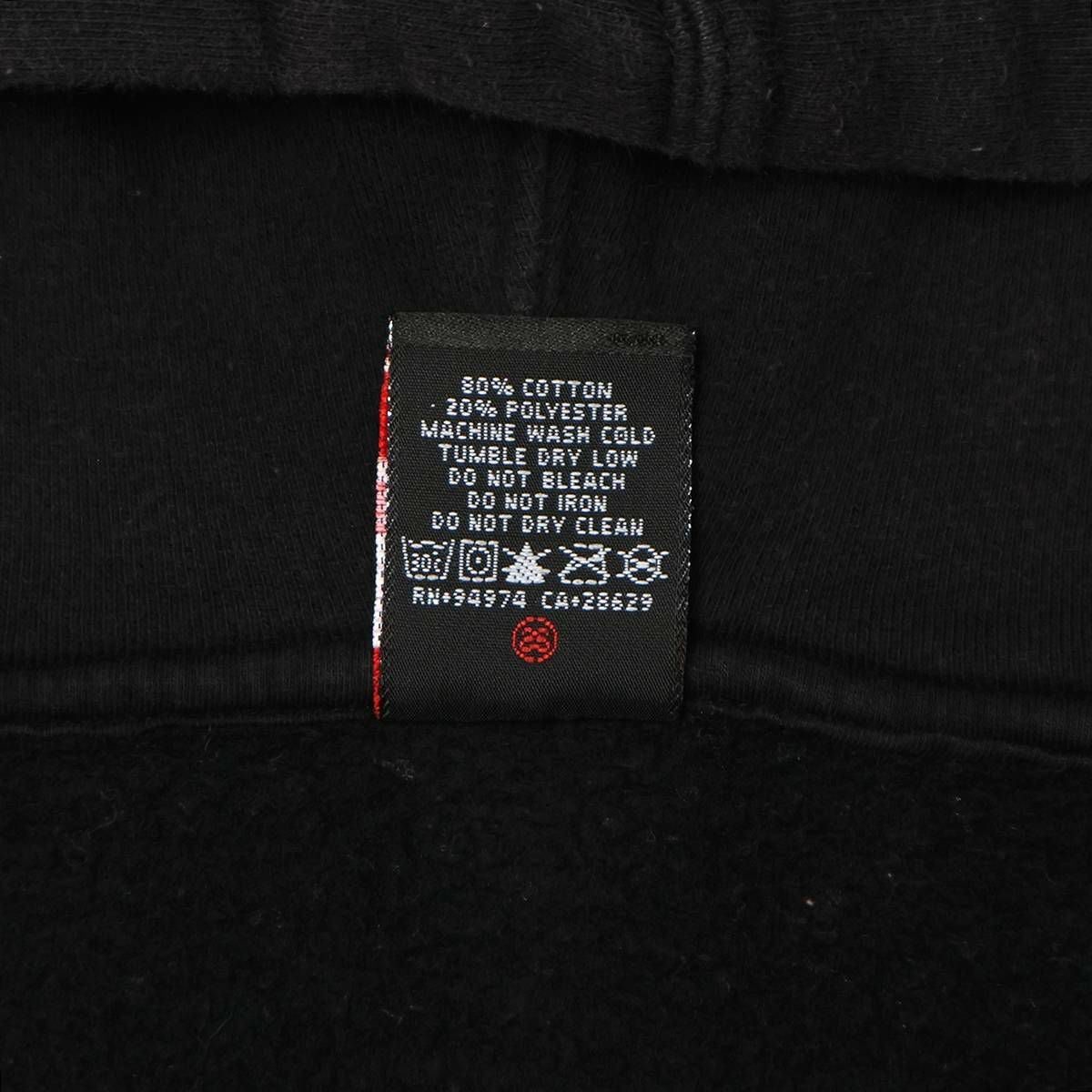 Stussy Black&Red-Tag kostas Seremetis Cross Bones Skull ZIP-HOODIE