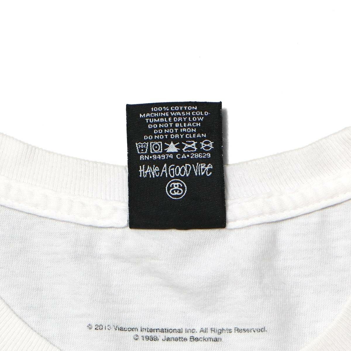 Stussy MTV Collaboration SLICK RICK TEE WHITE / STS1854 | MFC