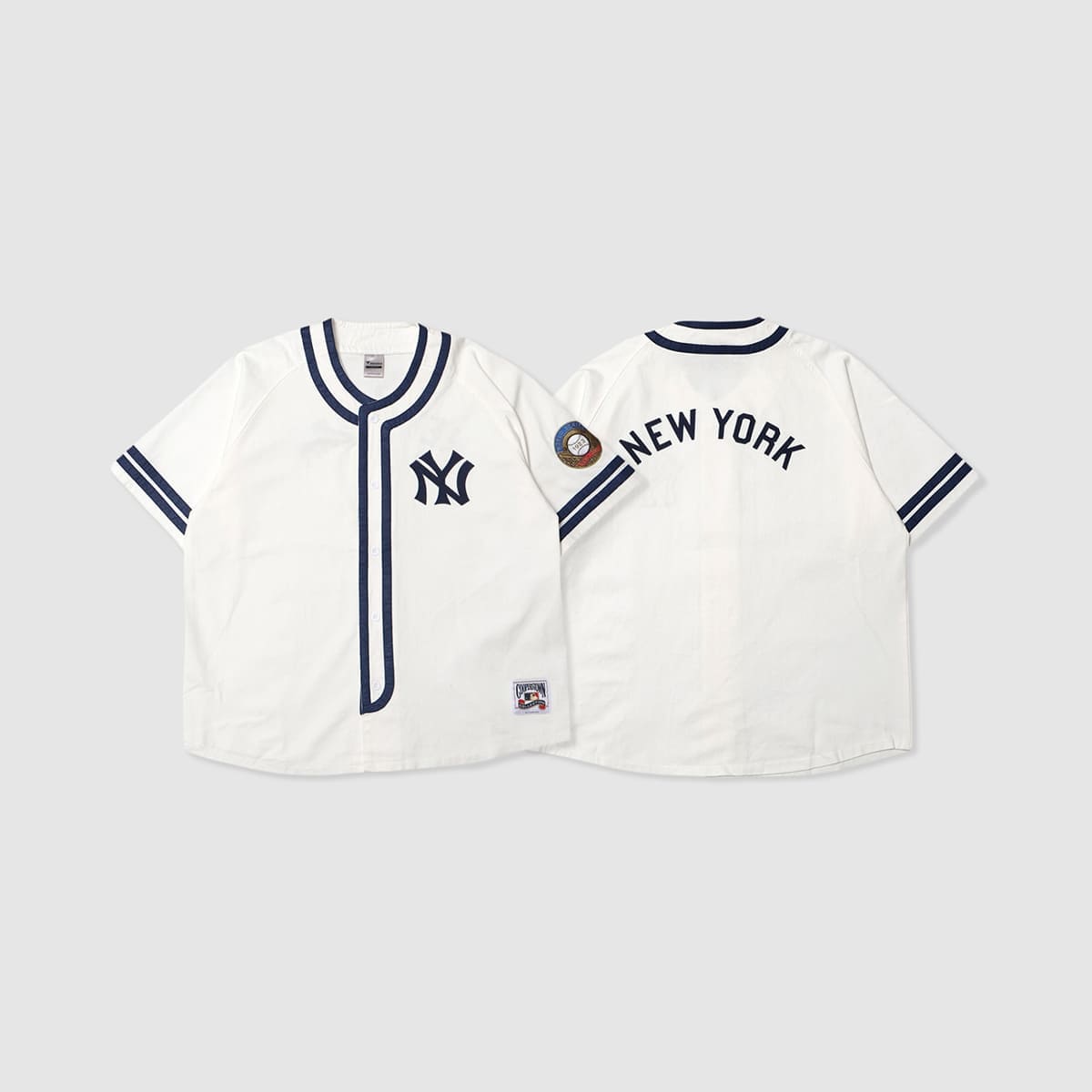 Fanatics MLB NEW YORK YANKEES COOPERSTOWN BASEBALL SHIRT 【26SS