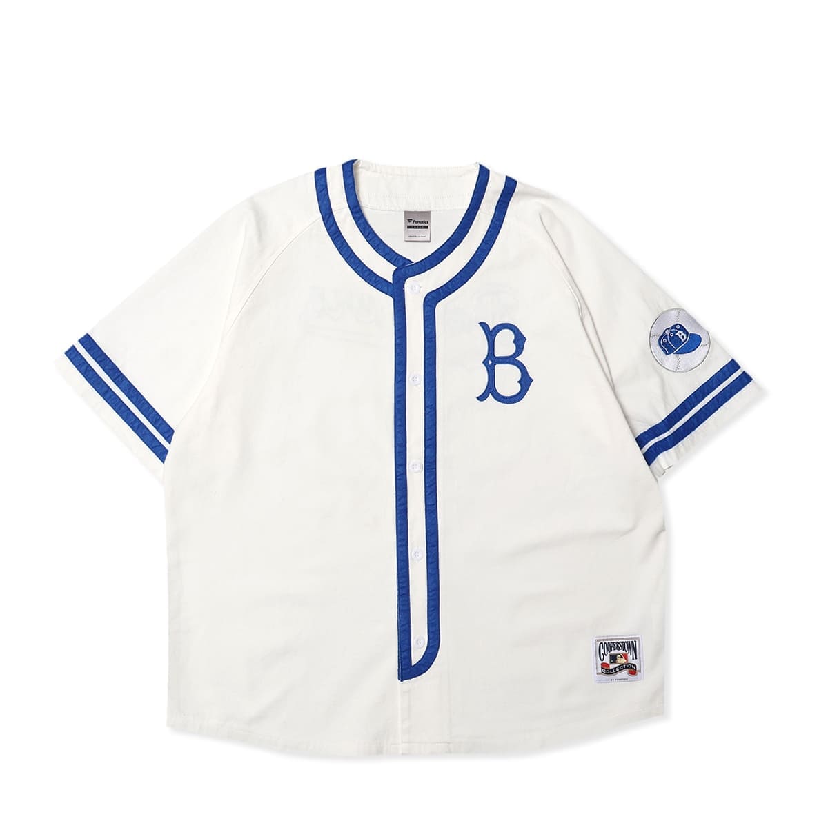 Fanatics MLB BROOKLYN DODGERS COOPERSTOWN BASEBALL SHIRT 【26SS