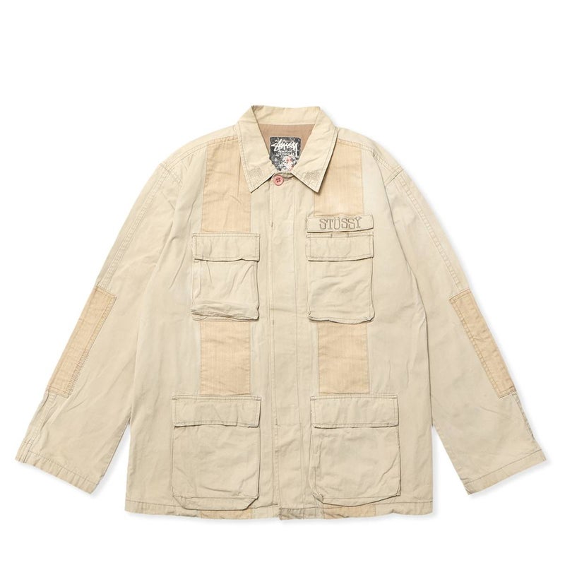 Stussy 00s Military Jacket Damage Processing BEIGE / STS1895 | MFC 