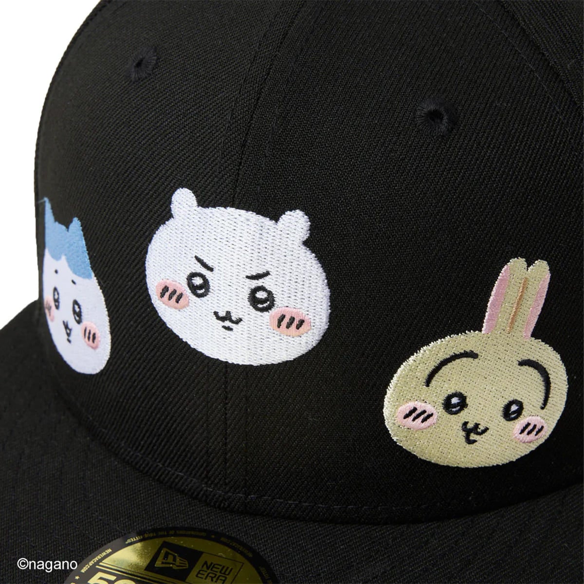 59FIFTY ちいかわ / キャラALL OVER ブラック　ニューエラ NEW ERA 59FIFTY ちいかわ / ALL OVER BLK 【26SS】 | MFC STORE