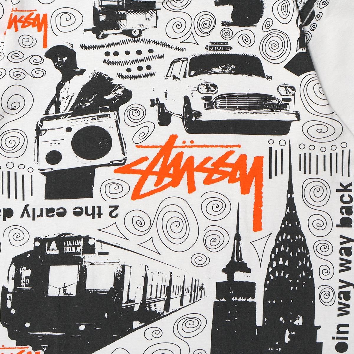 Stussy 00s The Early Days Photo Collage TEE WHITE / STS1955 | MFC