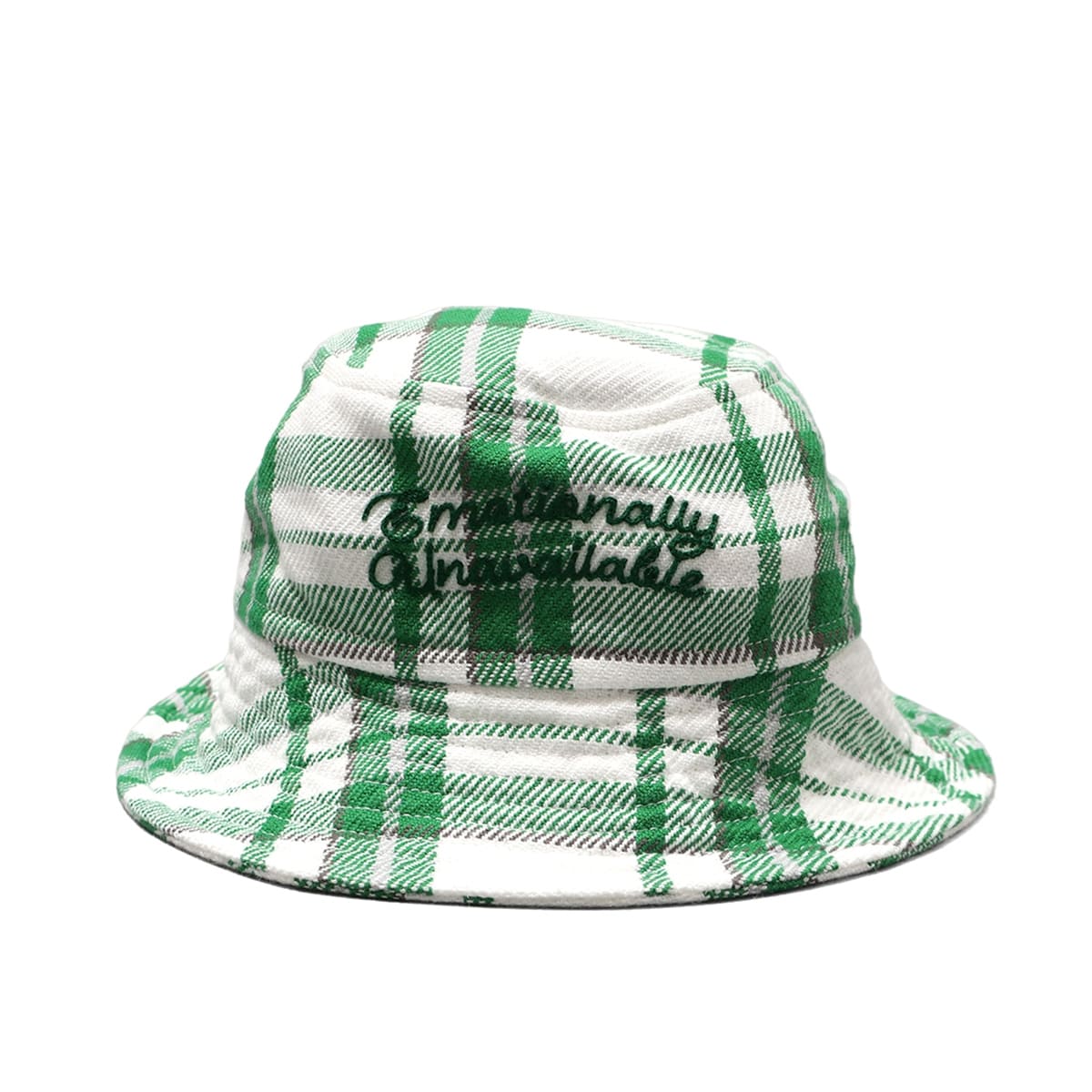 EMOTIONALLY UNAVAILABLE EU FLANNEL BUCKET HAT【26SS】 | MFC STORE