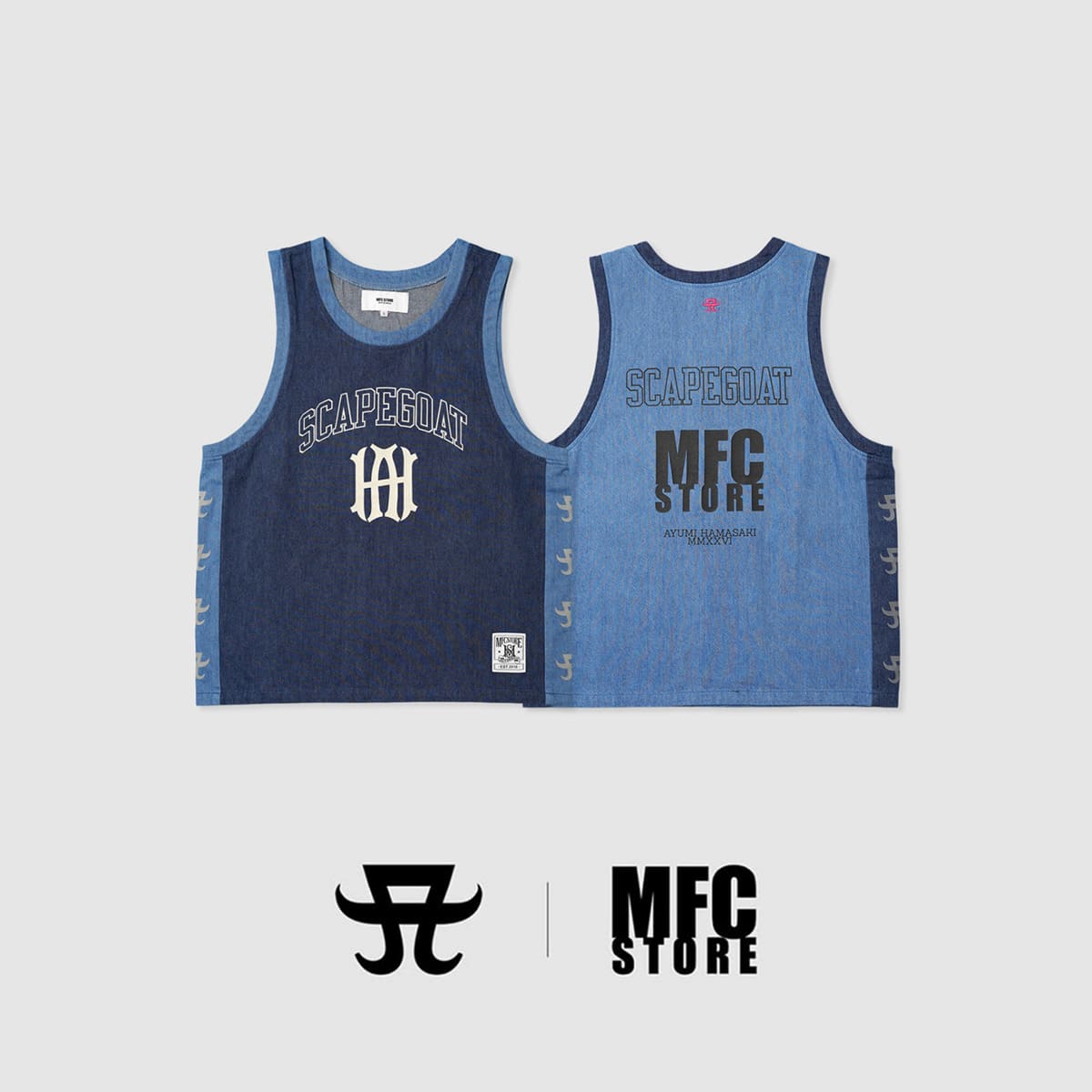 ayumi hamasaki x MFC STORE DENIM BASKETBALL JERSEY | MFC STORE