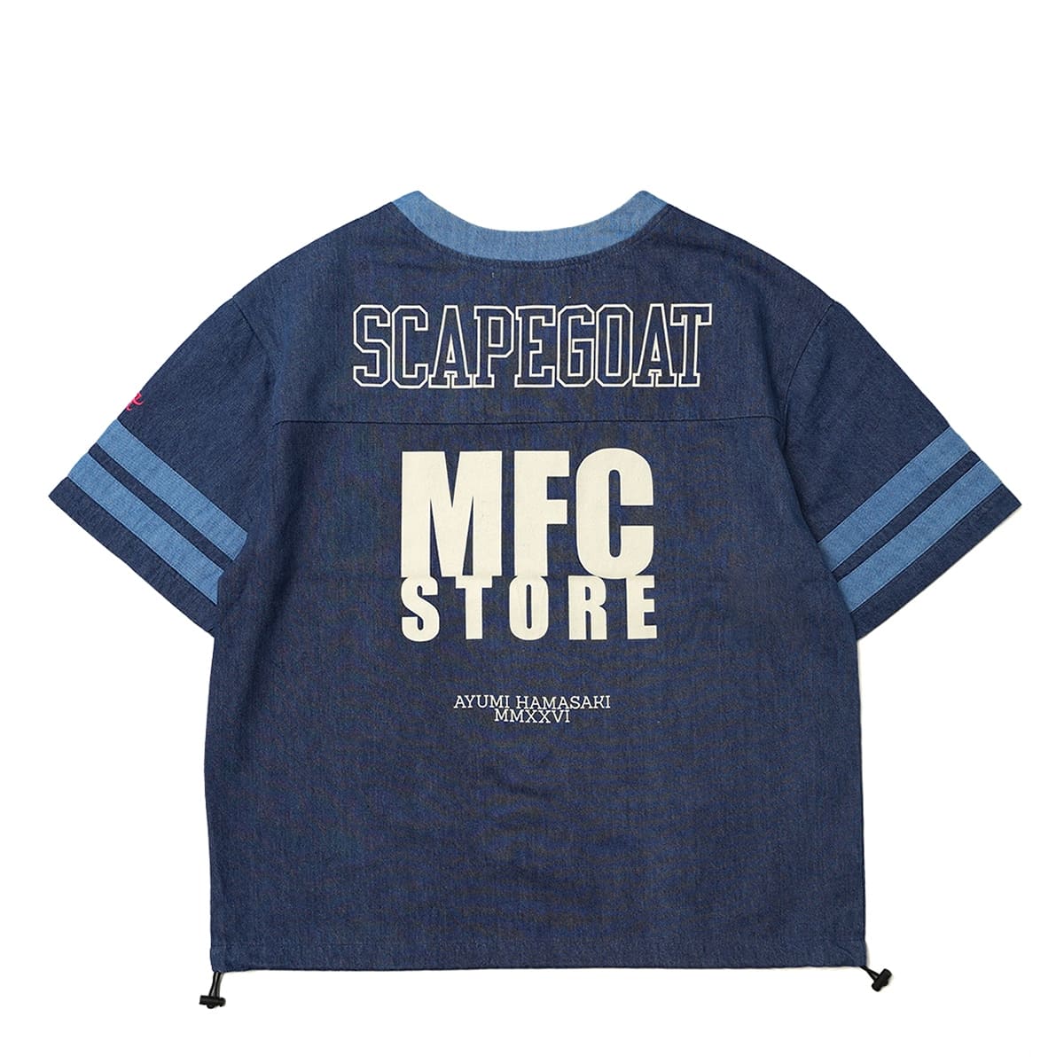 ayumi hamasaki x MFC STORE DENIM FOOTBALL JERSEY | MFC STORE