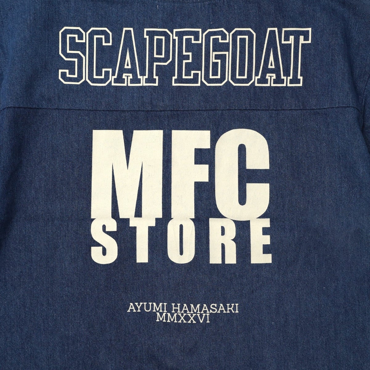 ayumi hamasaki x MFC STORE DENIM FOOTBALL JERSEY | MFC STORE