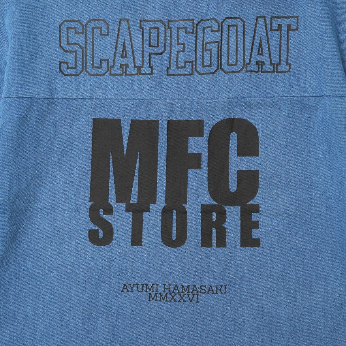 ayumi hamasaki x MFC STORE DENIM FOOTBALL JERSEY | MFC STORE