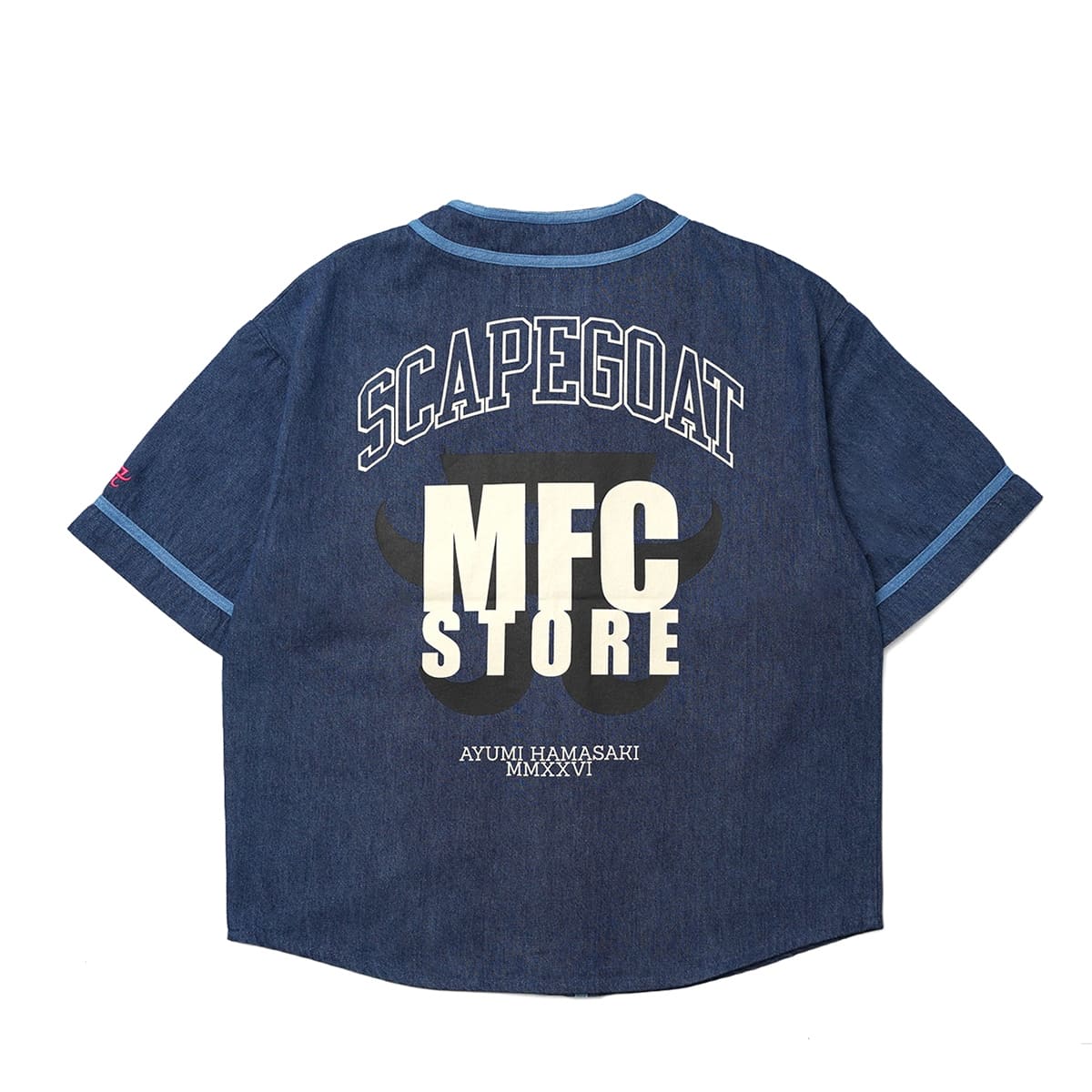 ayumi hamasaki x MFC STORE DENIM BASEBALL JERSEY | MFC STORE